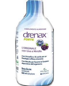 Drenax Forte Mirtillo e Uva 300 ml - Integratore Drenante