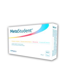 Metagenics Metastudent Integratore Sostegno, Contro Stress e Instabilità del Sistema Immunitario 60 Compresse