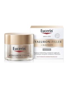 Eucerin Hyaluron-Filler+Elasticity Crema Notte Viso Anti-età 50 ml