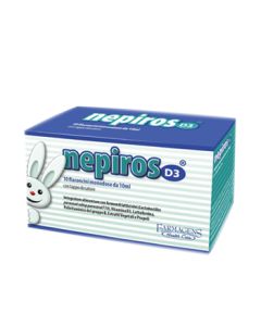  Nepiros D3 Integratore di Fermenti Lattici Vivi Bambini 10 Flaconcini