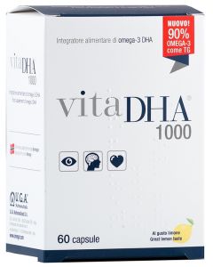 VitaDHA 1000 integratore per il benessere del sistema nervoso e della vista 60 capsule