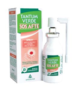 Tantum Verde SOS Afte Spray Contro Afte e Piccole Lesioni della Bocca 20 ml
