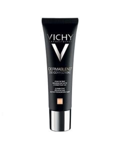 Vichy Dermablend - 3D Fondotinta Coprente per Pelle Grassa Tonalità 55, 30ml