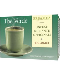 Erbamea - The Verde 20 Bustine Filtro Infuso al Tè Verde Delicato