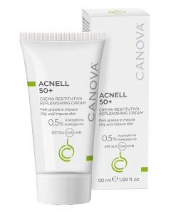Canova Acnell Crema SPF 50+ Pelle Grassa 50 ml