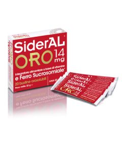 Sideral Oro Integratore Ferro e Vitamine 20 Bustine