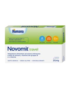 Humana Novomit Travel Integratore Anti Nausea 12 Gomme