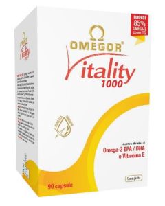 Omegor Vitality 1000 Integratore Omega3 EPA DHA 90 Capsule Molli