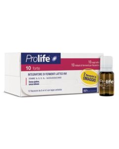 Prolife 10 Forte Flaconcini 12 Flaconcini Da 8 ml