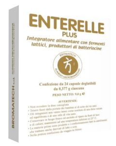 Enterelle Plus Integratore di Fermenti Lattici 24 Capsule