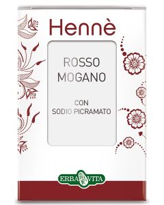 Erba Vita Hennè Color Cap Rosso Mogano Tintura Per Capelli 100 g
