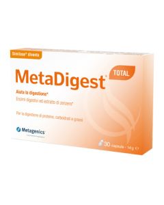 Metadigest Total Integratore Per La Digestione 30 Capsule
