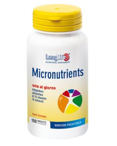 Longlife Micronutrients Multivitaminico-minerale 100 tavolette 100TAV