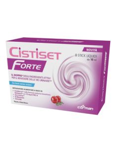 Cistiset Forte Integratore Benessere Vie Urinarie 8 stick