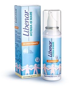 Libenar Acqua di Mare Ipertonica Decongestionante Spray Nasale 100 ml