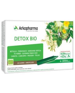 Arkofluidi Detox Bio Integratore Depurativo e Drenante 20 Flaconcini
