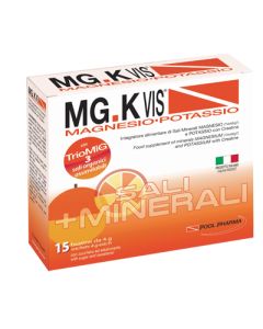 MG.K Vis Magnesio Potassio Arancia Integratore Sali Minerali 15 Bustine 0%