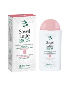 Biogena Savel Latte Bios Detergente Ultra-Delicato per Viso Ipersensibile 200 ml