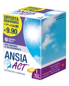 Ansia Act Integratore Tono Dell'Umore 21 Capsule