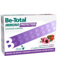 Be-Total Immuno Protection Integratore Alimentare Difese Immunitarie Vitamina B Zinco 14 Bustine