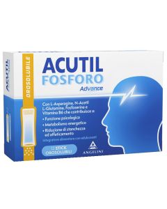 Acutil Fosforo Advance Integratore per Memoria e Concentrazione 12 Stick Orosolubili