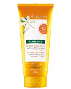 Klorane Polysianes Gel Crema Solare Sublime SPF 30 Protezione Viso e Corpo 200 ml