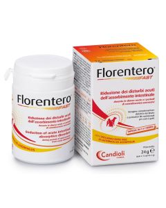 Florentero Fast Integratore Disturbi Intestinali Per Cani e Gatti 12 Compresse