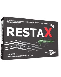 Restax Effluvium Integratore Capelli Pelle Unghie 30 Compresse
