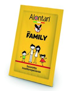 Pietrasanta Pharma Alontan - Neo Family Salvietta Anti-Zanzare, 12salviette