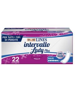 Lines Intervallo Lady Plus Maxi 22 Proteggislip
