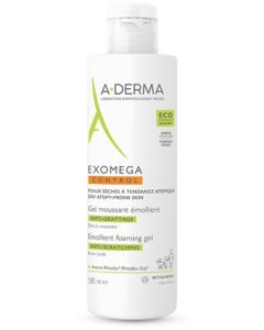 A-Derma Exomega Control Gel Detergente Emolliente Per Pelle Secca e a Tendenza Atopica 500 ml