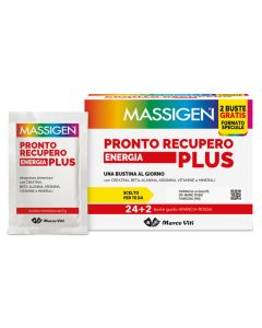 Massigen Pronto Recupero Energia Plus PROMO 24+2 Bustine IN OMAGGIO