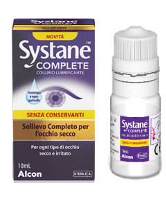 Systane Complete Collirio Lubrificante 10ml: allevia l'aridità oculare