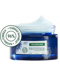 Klorane Fiordaliso BIO Bagno di Idratazione Notte con Acido Ialuronico di Origine Vegetale 50 ml