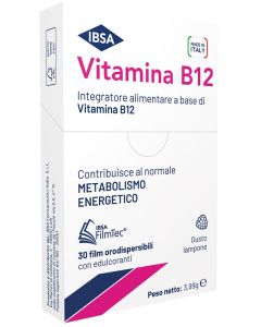 IBSA Vitamina B12 Integratore 30 Film Orodispersibili