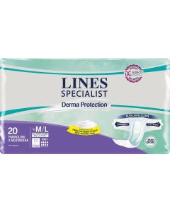 Lines sp Derm Pan Maxi M/l20pz