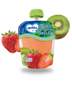 Mellin Pouch Fragola Kiwi 90g