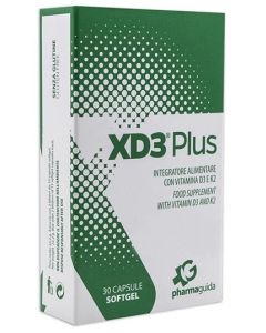 XD3 Plus Integratore di Vitamine D3 e K2 30 Capsule