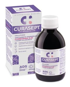 Curasept ADS Clorexidina 0,20 + Acido Ialuronico Collutorio Trattamento Rigenerante 200 ml
