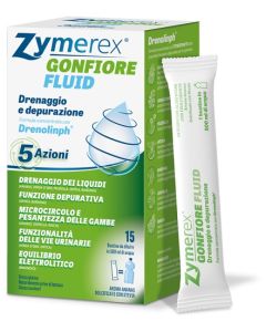 Zymerex Gonfiore Fluid Dren/Depur Integratore 15 Bustine
