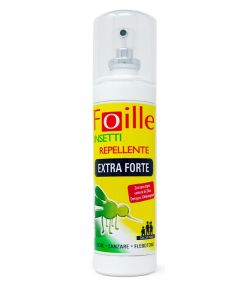 Foille Insetti Repellente Extra Forte Spray Contro Zanzare, Zecche E Flebotomi Flacone Da 100 ml