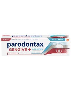 Parodontax Dentifricio Gengive+ contro Fastidi Gengivali e Denti Sensibili Extra Fresh 75ml