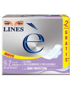 Lines è 11 Assorbenti con Ali per Flussi Normali