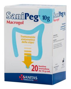 Sanipeg Integratore Stipsi 20 Buste 10 g