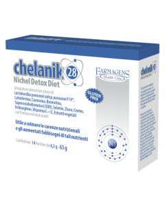 Chelanik 28 Nichel Detox Diet 14 Bustine
