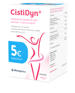 Metagenics Cistidyn Integratore Salute dei Reni, Vescica e Vie Urinarie 14 Bustine