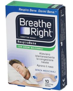 Breath Right Cerotti Nasali Aromi Balsamici 10 Pezzi