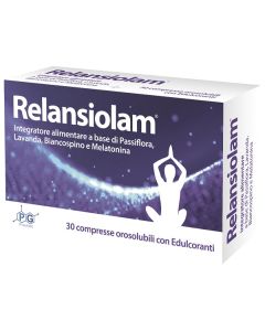 Relansiolam integratore per stress e rilassamento 30 compresse