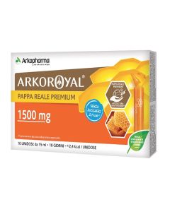 Arkoroyal Pappa Reale Integratore Senza Zucchero 1500 mg 10 Fiale