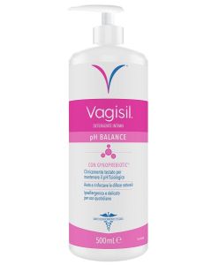 Vagisil Detergente Intimo pH Balance Per l'Igiene Intima Quotidiana Con Prebiotici Naturali 500ml